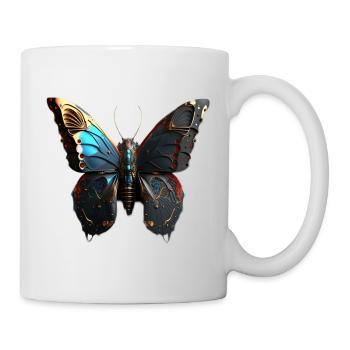 Schmetterling II - Tasse - Weiß - Rechts