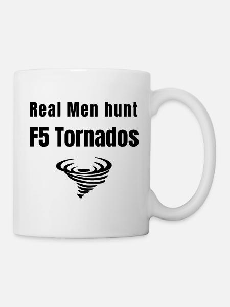 F5 Chasseur de tornades - Mug blanc - blanc