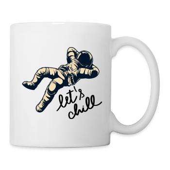 Astronaute Let’s Chill - Mug blanc - blanc - Droite