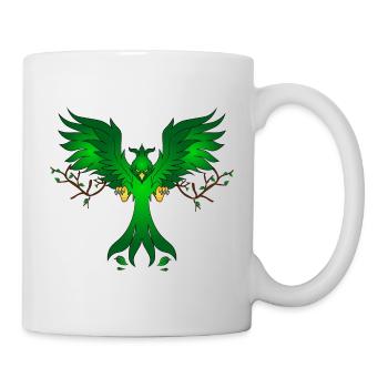 Phoenix de terre - Mug blanc - blanc - Droite
