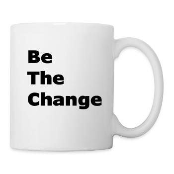 Soyez le changement - Mug blanc - blanc - Droite