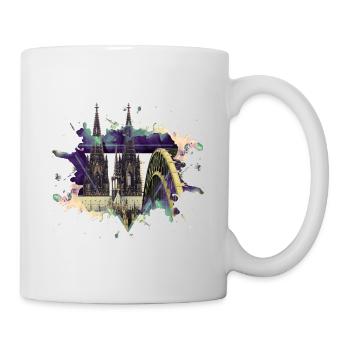 Cologne Cologne Cathedral Germany City Skyline Splash - Mug - white - Right
