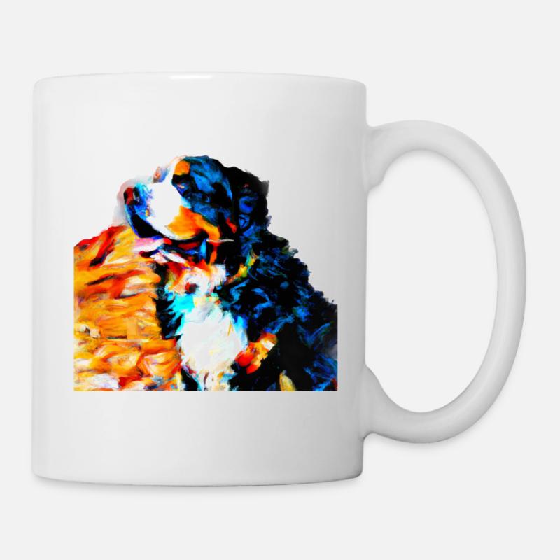 Tirage au sort du Bouvier Bernois - Mug blanc - blanc