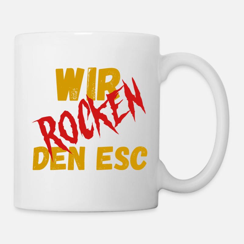 We rock the ESC - Mug - white
