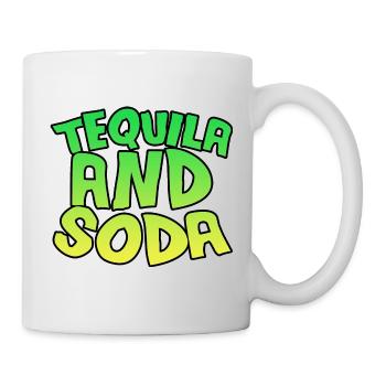 Tequila And Soda 3 - Tasse - Weiß - Rechts