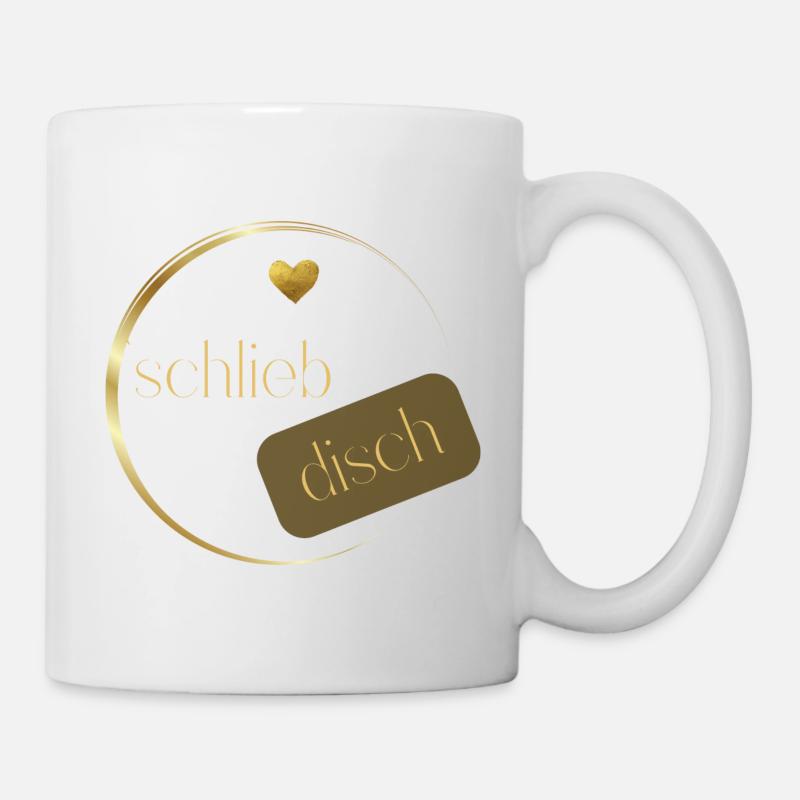 Schliebdich - Tasse - Weiß