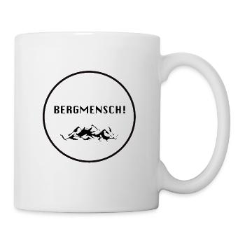Berg Mensch - Tasse - Weiß - Rechts