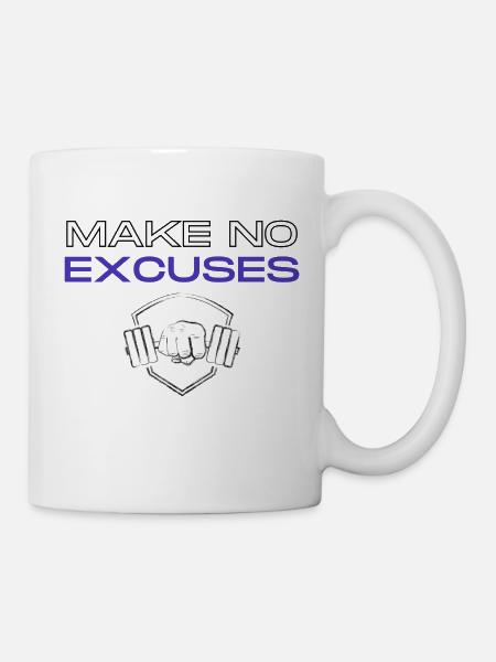 Pas d’excuses 2 - Mug blanc - blanc