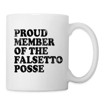 Proud Member of the Falsetto Posse - black - Mug - white - Right