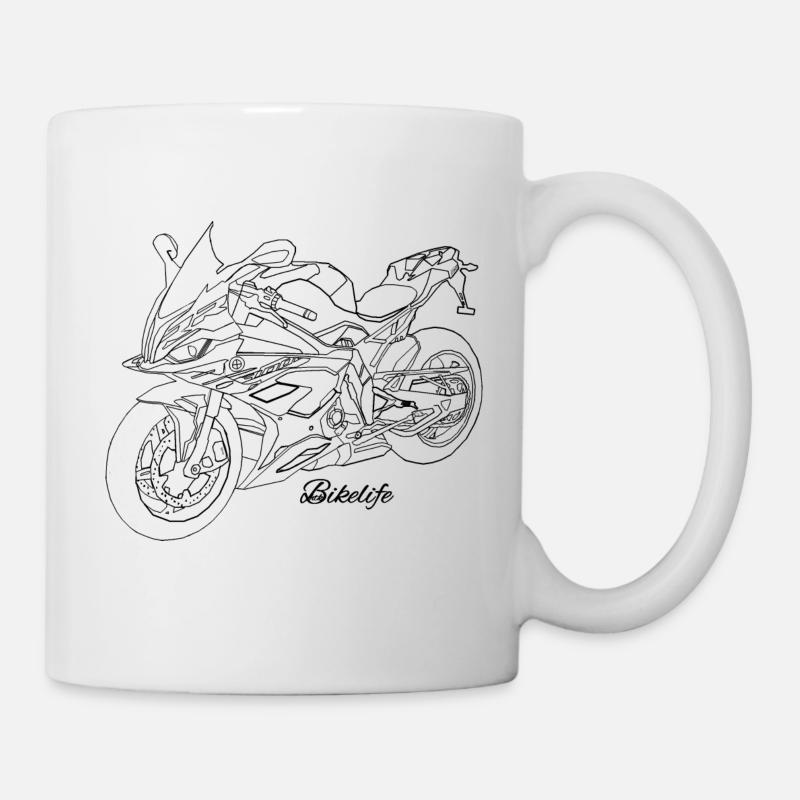 T-shirt moto s1000rr - Mug blanc - blanc