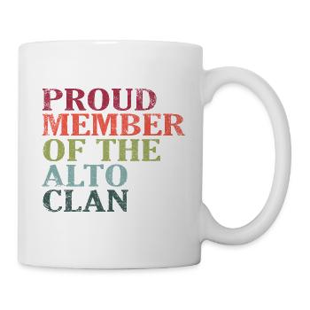 Proud Member of the Alto Clan Vintage - Mug - white - Right