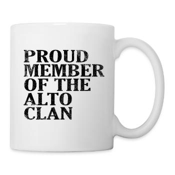 Proud Member of the Alto Clan Vintage - Mug - white - Right