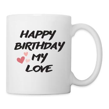 Bon anniversaire - Mug blanc - blanc - Droite