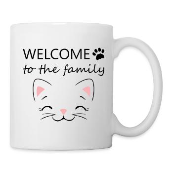 Welcome to the family - Mug - white - Right