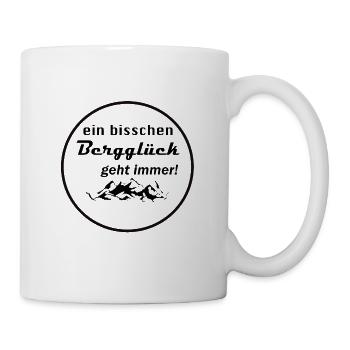 Bergglück! - Tasse - Weiß - Rechts