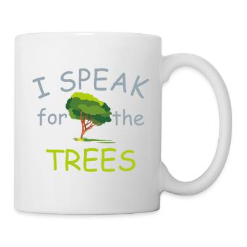 I speak for the trees - Mug - white - Right