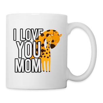 I love you mom - Mother Day - Tasse - Weiß - Rechts