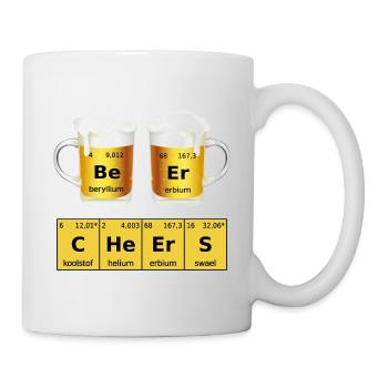 Tableau périodique de la bière - Mug blanc - blanc - Droite