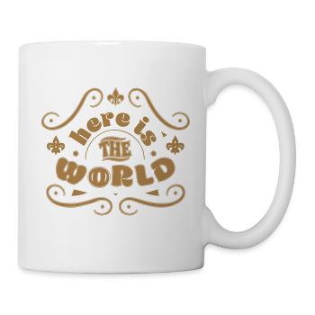 Here is the world - Mug - white - Right
