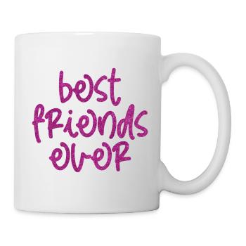 MEILLEURS AMIS DE TOUS LES TEMPS - Mug blanc - blanc - Droite