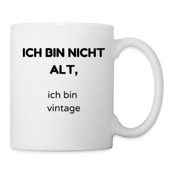 alt - Tasse - Weiß - Rechts