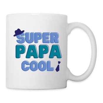Super papa cool cadeau fête des pères - Mug blanc - blanc - Droite