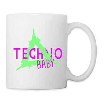 Techno-Baby - Tasse - Weiß - Rechts