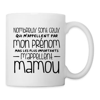 Humour mamou - Mug blanc - blanc - Droite