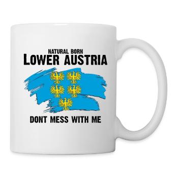natural born lower austria - Niederösterreich - Tasse - Weiß - Rechts