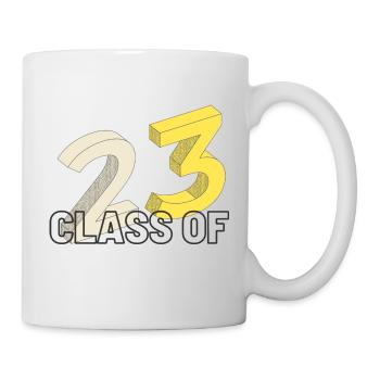 23 CLASS OF - Mug blanc - blanc - Droite