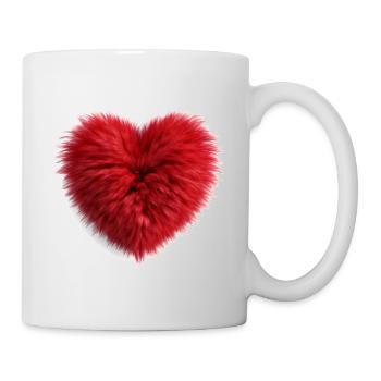 Herz - Tasse - Weiß - Rechts