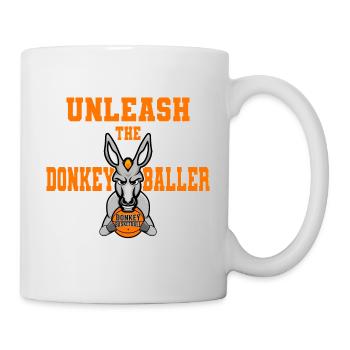 Unleash The Donkey Baller Donkey Basketball Player - Mug - white - Right