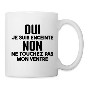 Je Suis Enceinte Annonce Grossesse Future Maman - Mug blanc - blanc - Droite