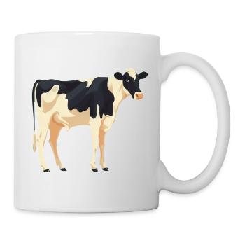 Standing Cow - Simple Design - Mug - white - Right