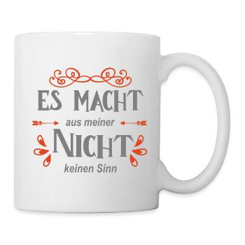 Politik Spruch - Tasse - Weiß - Rechts