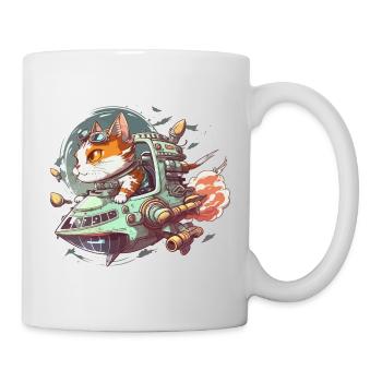 Cosmic Cat Commander - Mug - white - Right