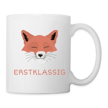 Erstklassig Fuchs - Tasse - Weiß - Rechts