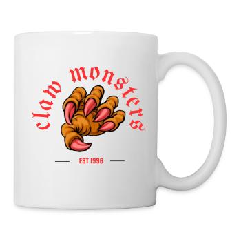 claw monsters - Tasse - Weiß - Rechts