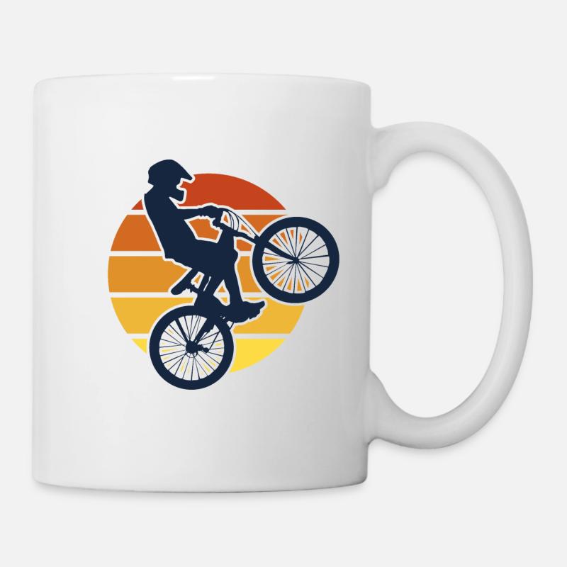 Fahrrad - Tasse - Weiß