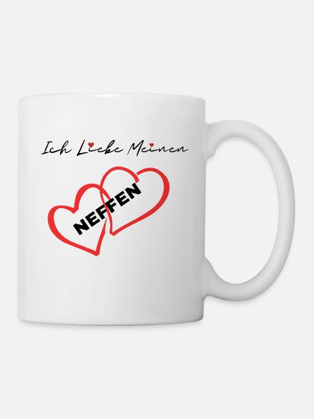 Ich Liebe Meinen Neffen - Tasse - Weiß