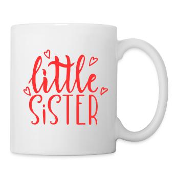 Little Sister Hearts - Mug - white - Right