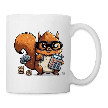 Eichhörnchen-Kulator - Tasse - Weiß - Rechts
