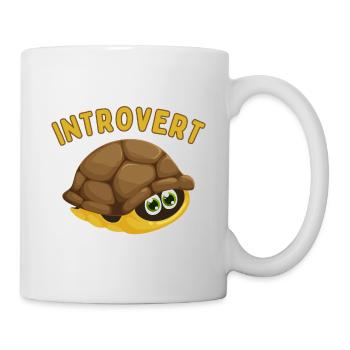 Introverti - Mug blanc - blanc - Droite
