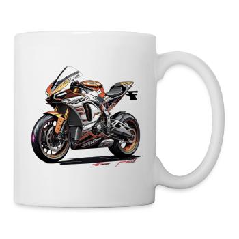Super voiture de sport - Mug blanc - blanc - Droite