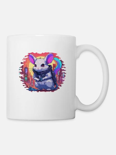 Zephyr // Cyber Chinchilla - Mug - white