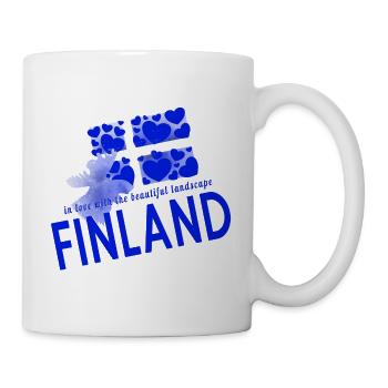 Finnland Finland - Tasse - Weiß - Rechts