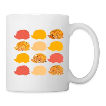 12 Hedgehog E 266 - Mug - white - Right