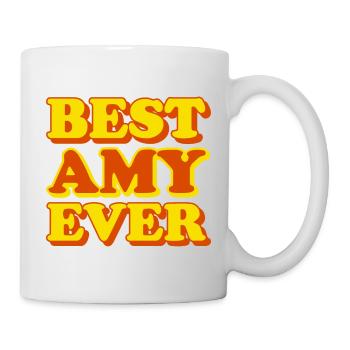 Amy Prénom Drôle de cadeau - Mug blanc - blanc - Droite