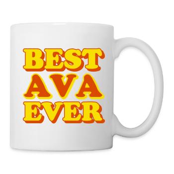 Ava First Name Funny Gift - Mug - white - Right