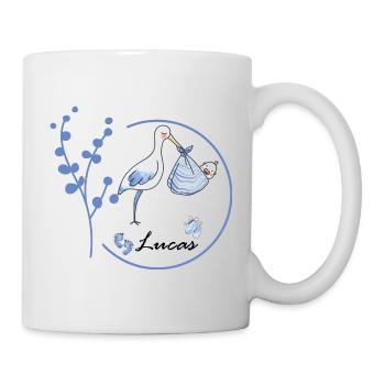 Name Lucas - Tasse - Weiß - Rechts